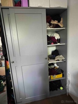 Šatníková skriňa IKEA HAUGA 118x55x199 cm - 6