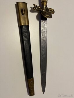 Nemecká poľovnícka dýka Solingen – Hirschfänger - 6