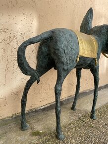 KOSMICKÝ SLON - VELKÁ BRONZOVÁ SOCHA 171 cm - 6