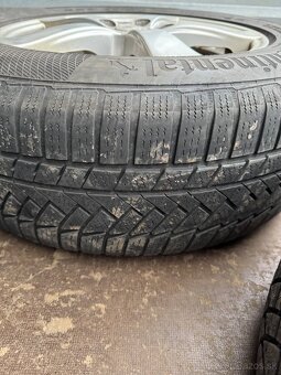 Dezent disky R16 7J ET35 so zimnými pneu Continental - 6