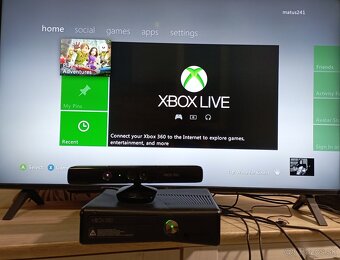 XBOX 360 SLIM 4GB  aj s kinectom - 6