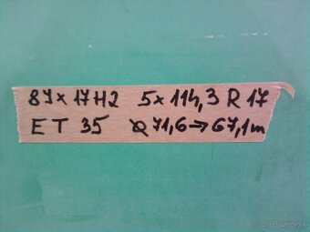 Predam elektrony 5x114,3 r17 - 6