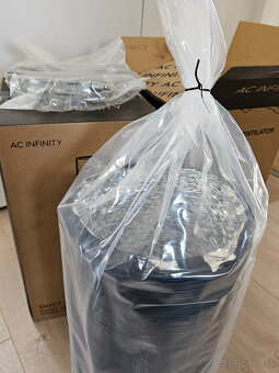 AC INFINITY - Ventilátor, tlmič (silencer) a flexibilná rúra - 6