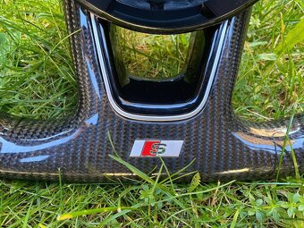 AUDI VOLANT KARBONOVY zkoseny - karbon A3 A4 A5 B9 Q3 Q5 - 6