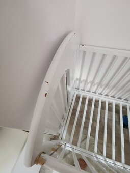 Detská postieľka s matracom+vanička na kúpanie Ikea - 6