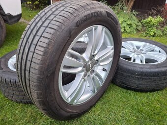 17" ALU 5x112 audi orig + letné 235/55 r17 - 6