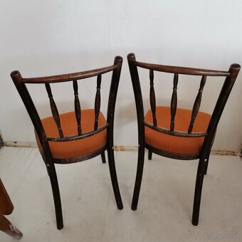 Retro stolicky TON Thonet vidiecke provence 2ks - 6