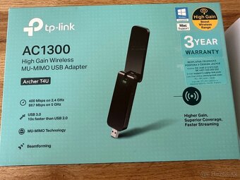 TP-LINK Archer T4U AC1300 Dual Band wifi adapter - 6