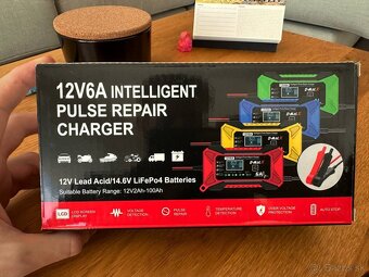 Nabíjačka autobatérií 12V 6A (NOVÁ) - 6