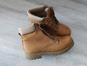 Dámske kožené topánky STRADIVARIUS -veľ. 40 - 6