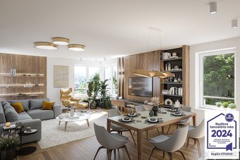 3 izbový byt s predzáhradkou v projekte Huštáky Boutique Res - 6