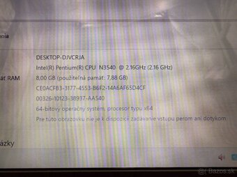 Notebook Lenovo IdeaPad 100 N3540 / 8GB RAM / 256GB SSD - 6