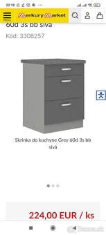 Kuchynská linka 220cm - 6