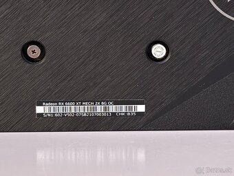 MSI Radeon RX 6600XT Mech - 8GB - 6
