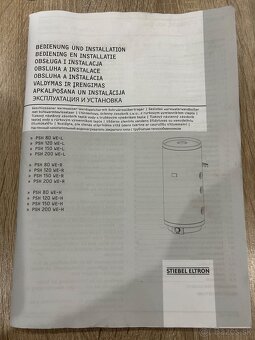 Bojler 150litrovy Stiebel Eltron elektricky - 6