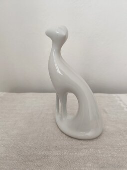 Royal dux mačka brusel porcelánová soška - 6