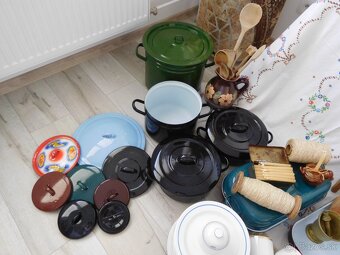 Smaltované na chalupu-do kuchyne - 6