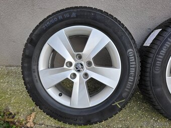 Zimne kolesa Skoda Superb 5x112 r16 215/60 r16 - 6