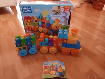 MEGA BLOKS Hudobný vláčik s písmenkami - 6