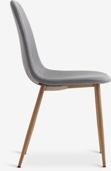 Kuchynská jedálenská stolička JONSTRUP siva/prírodný dub - 6