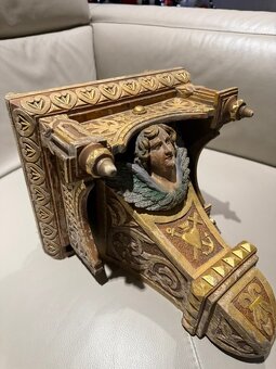 Starožitný drevenný oltár - 6