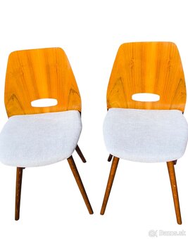 Dizajnové retro stoličky F. Jirák, po renovácii 4ks - 6