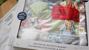 Peter Rabbit 4 ks set, detský uterák, aktivity deka, kuchyns - 6