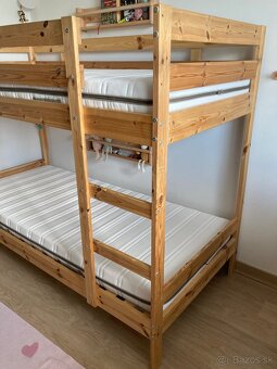 poschodova postel- borovica- IKEA - 6