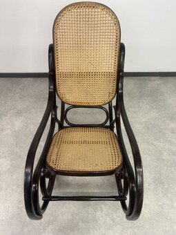 Hojdacie Kreslo Thonet s ratanovým výpletom - 6