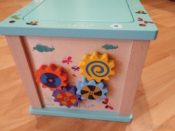 Drevenná multiaktívna kocka - 6