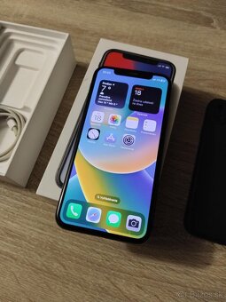 Apple iPhone X / 64GB Black Nová Bateria TOP stav - 6