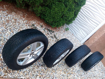4x obute alu 5x112 R16 J-6.5 ET 38 215/60 r16-stre 57.1-66.6 - 6