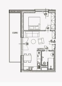 Exkluzívny 2 izbový byt s terasou - 6
