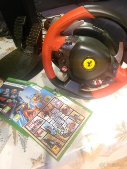 XBox 364 series,playstation 2 ,hry ,volant z pedalami - 6