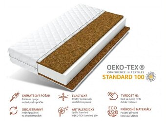 Detský matrac 120x60 cm do detskej postieľky - 6