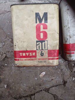 Staré od oleja plech.nadoby - 6