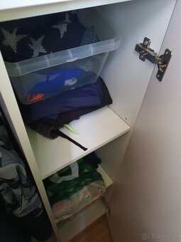 Poschodová posteľ s pisacim stolom a skriňou - 6