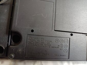 Panasonic RX CW 26L, radiomagnetofon retro kazeťák - 6
