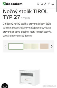 Komoda Tirol a 2 nocne stoliky Decodom - 6