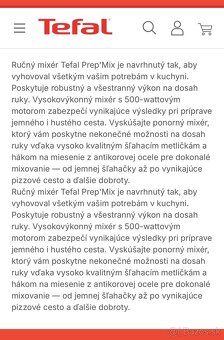 Novy mixér Tefal - 6