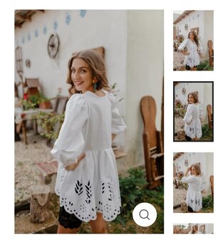 Zľava 20 eur - vyšívaná madeirová tunika - 6