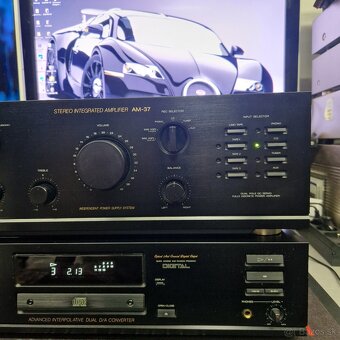 AKAI CD-37..cd prehrávač + AKAI AM-37..integrovaný zosilovač - 6