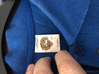 ED HARDY originál kráľovská Modra pánske polotricko L/XL - 6