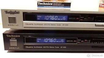 Tuner TECHNICS ST-500, super zvuk, QUARTZ, JAPAN, AT05, AT30 - 6
