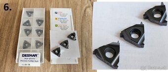 Závitové sústružnícke nože - vnútorné / stúpanie 0,5-3mm - 6