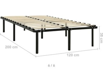 Posteľ s Matracom 120x200cm - 6