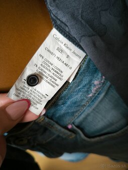 Dámska slim košeľa Calvin Klein Jeans, veľ. XS/S - 6