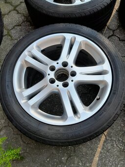 Alu sada = 5x112 = orig. MERCEDES = s pneu = 245/45 R17 - 6