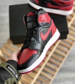 Nike Air Jordan 1 High Red-Black - 6