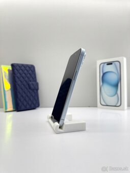 iPhone 15 128GB BLUE ORIGINÁL STAV+PRÍSLUŠENSTVO - 6